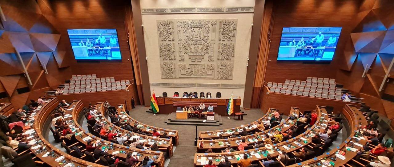 Choquehuanca convoca al pleno de la Asamblea Legislativa para el informe de gestión de Arce 00000000000sesion voto 101 9858576 20240902224810