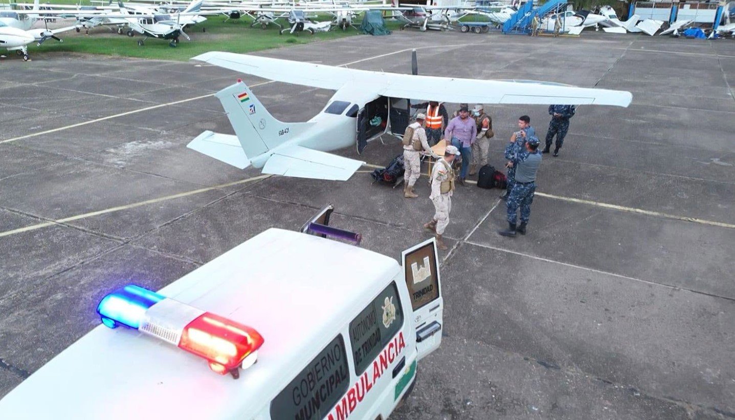 Encuentran con vida al tripulante desaparecido tras accidente aéreo en Beni 080308 1793823 1 5 1 2 1 1