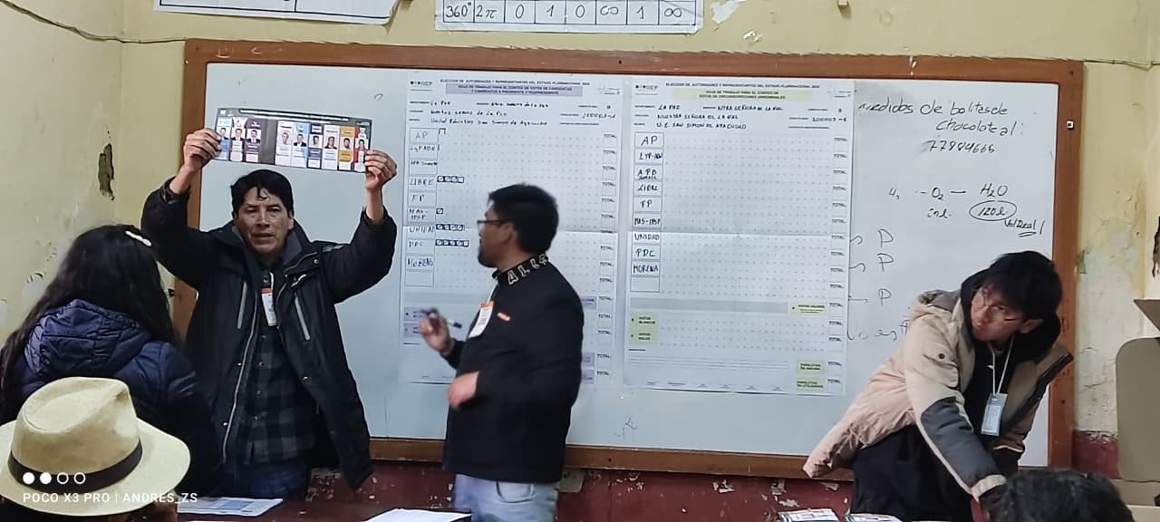 Elecciones en Bolivia: Cierran las mesas y avanza el conteo de votos 13072150 c632 4826 aa65 834e11858ed2