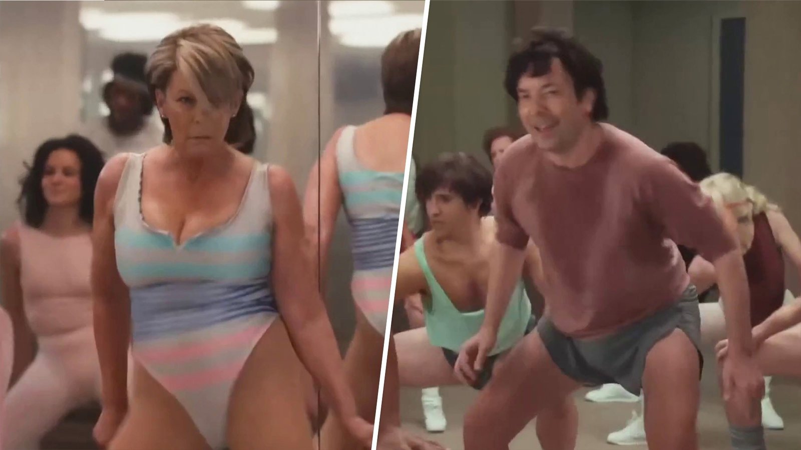 Video: Jamie Lee Curtis recrea su icónica escena de aeróbicos junto a Jimmy Fallon 1736431682040 tdy pop 8a jamie lee curtis jimmy fallon jazzercise popstart 250109 1920x1080 dfsyqd