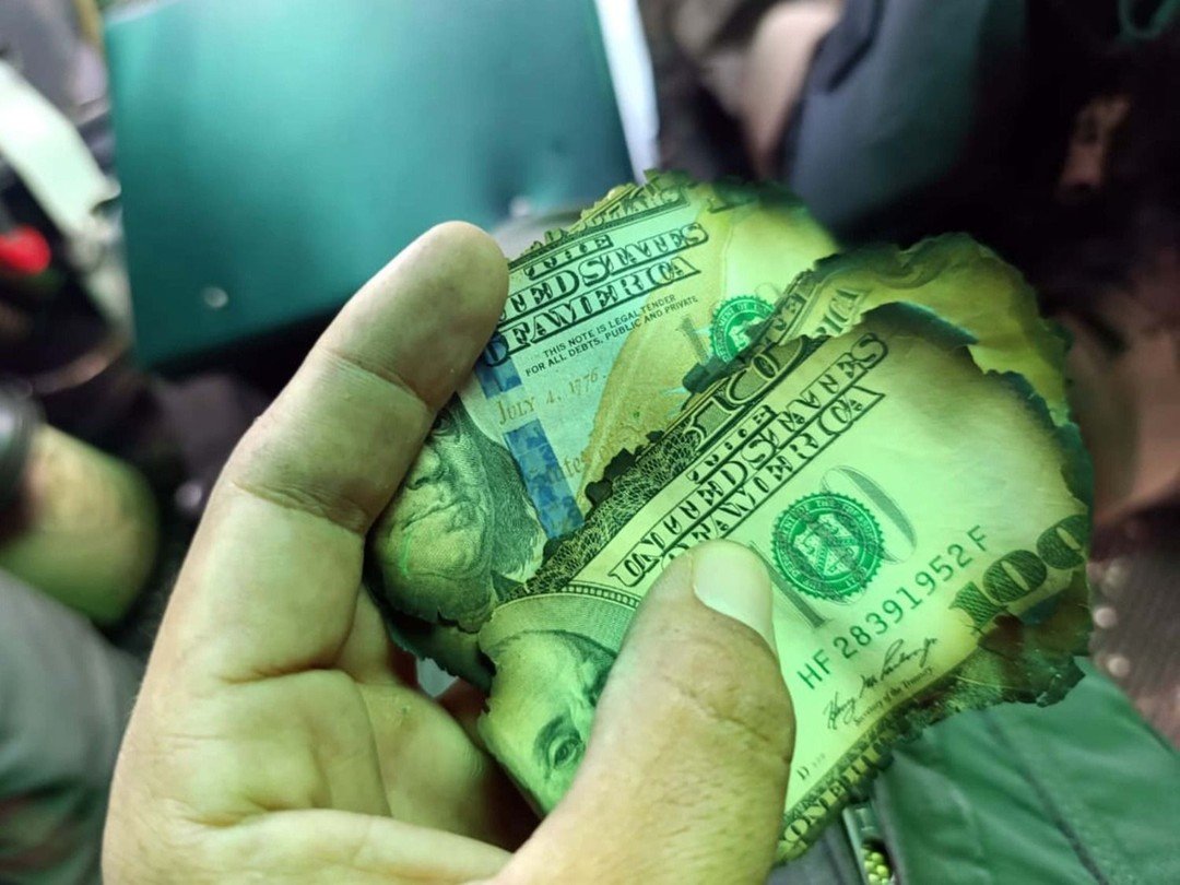 Dólares y municiones de grueso calibre fueron hallados en una avioneta boliviana que se estrelló en Paraguay 1769481970503