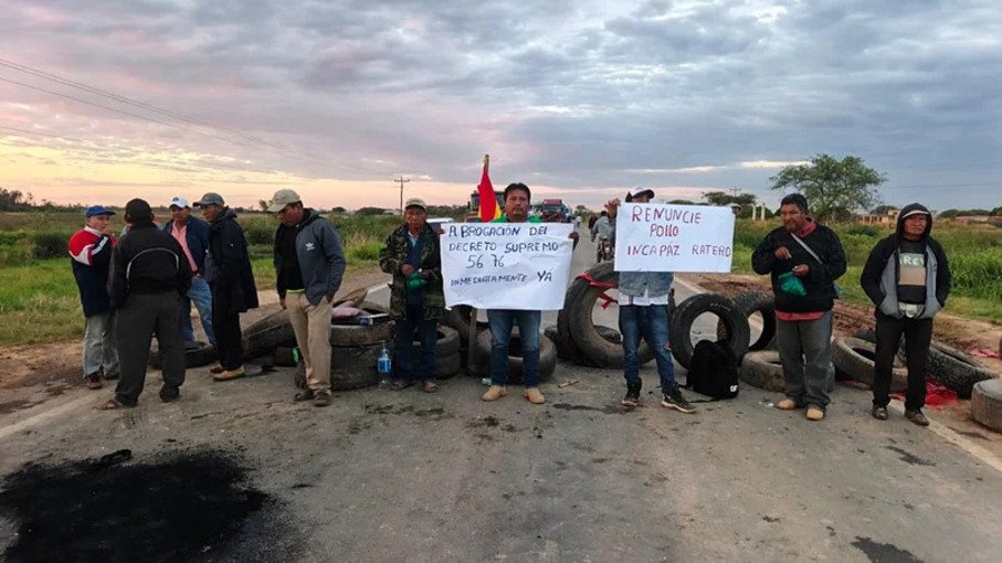 Productores activan bloqueos en Santa Cruz y paralizan rutas hacia Beni y Cochabamba 1788347043320 1