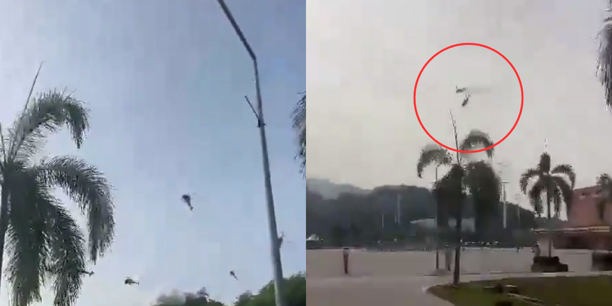 Choque de helicópteros en Malasia deja 10 muertos 2 3