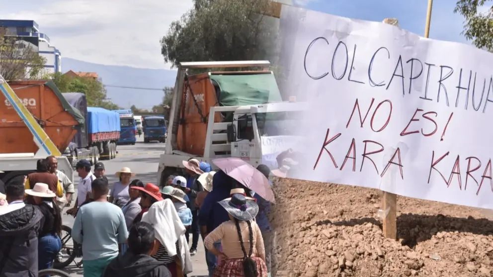 Cochabamba: Vecinos y autoridades de Colcapirhua rechazan ingreso de la basura del Cercado 2025050411233635817