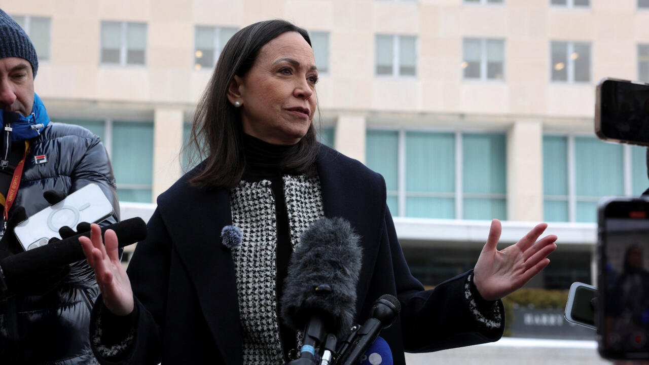 Machado dice que Delcy Rodríguez es «incapaz» de liderar transición política en Venezuela 2026 01 28T195733Z 1870997235 RC2JAJAC5AAK RTRMADP 3 USA VENEZULA 1