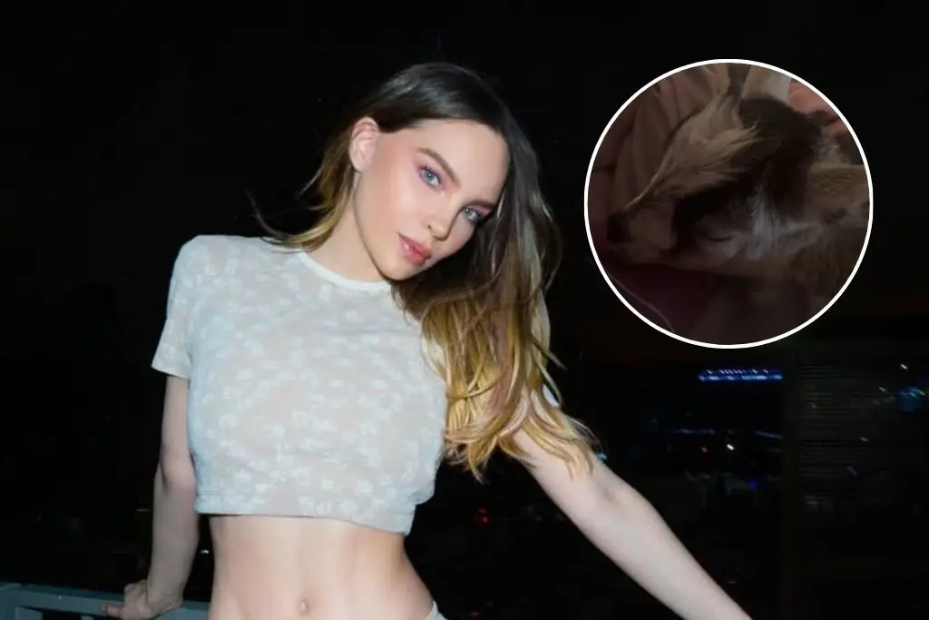Belinda presenta a su nueva mascota exótica y genera controversia en las redes
