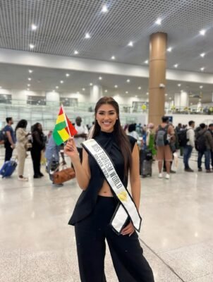 “Me siento orgullosa de llevar el nombre de Bolivia”: Fabiana Álvarez llegó a China para el Miss Tourism World 2 548928606 18176271442355107 2444836142157585359 n