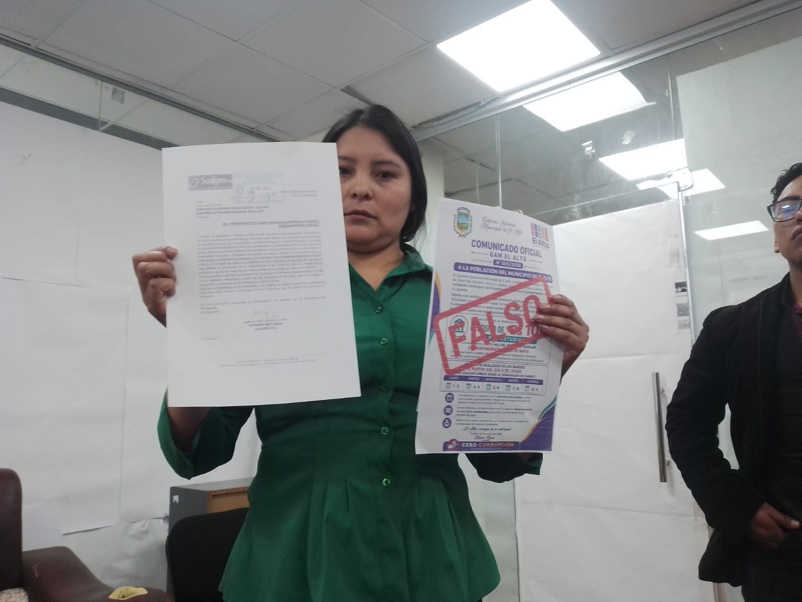 Alcaldía de El Alto desmiente supuesto bono de Bs 100 por el desayuno escolar tras suspensión temporal del beneficio 720270537 1043996201486977 5143711972607384194 n