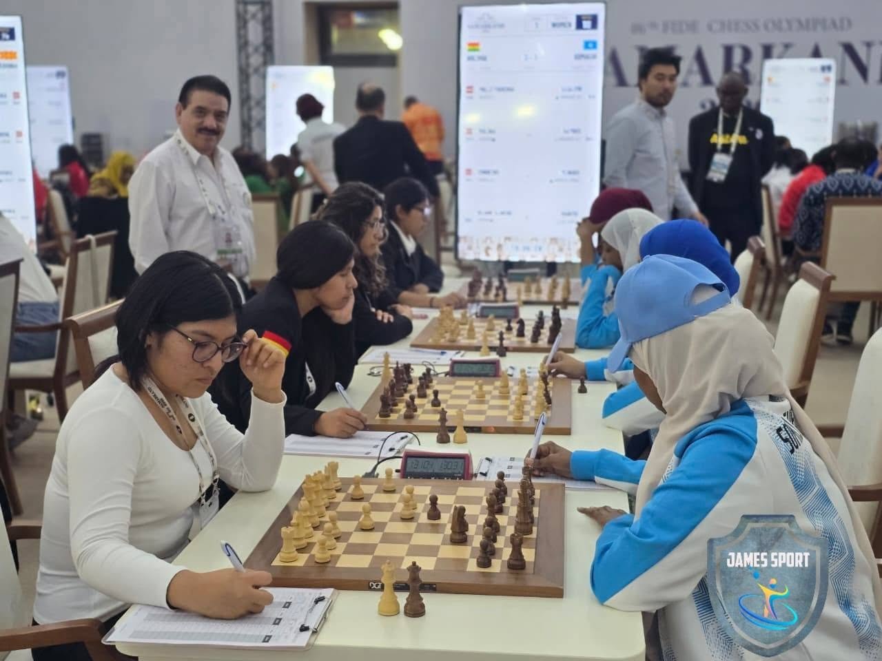 Bolivia logra doble triunfo en Olimpiada de Ajedrez en Uzbekistán 813878314 122170531988723349 5965332287048447895 n