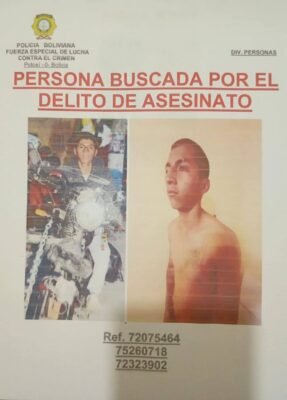 Policía busca a joven acusado de apuñalar a dos menores de edad en Llallagua 2 857072908 1796796184745364 674458847036818578 n