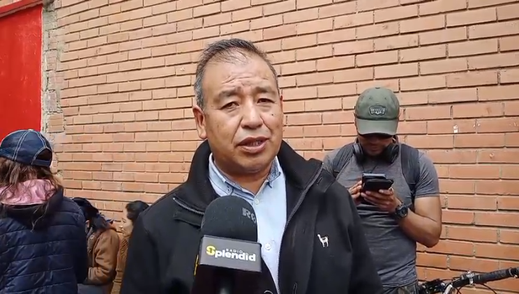 Andrés Gómez vota en La Paz y respalda cambios a la ley electoral anunciado por el TSE Andres