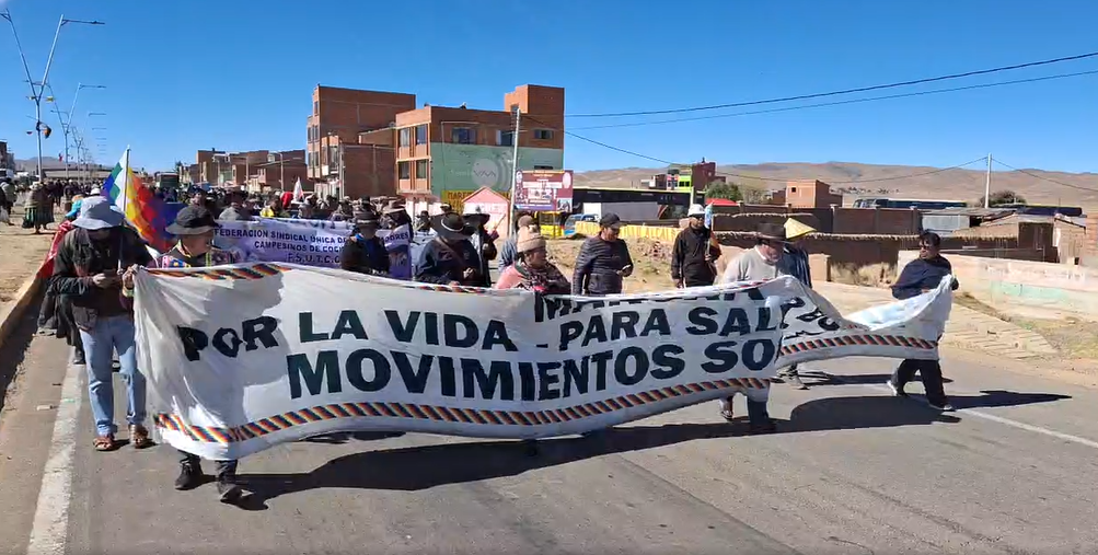 Marcha evista avanza hacia La Paz para exigir la renuncia de Paz; es la tercera en cuatro años Captura de pantalla 2026 05 13 110602