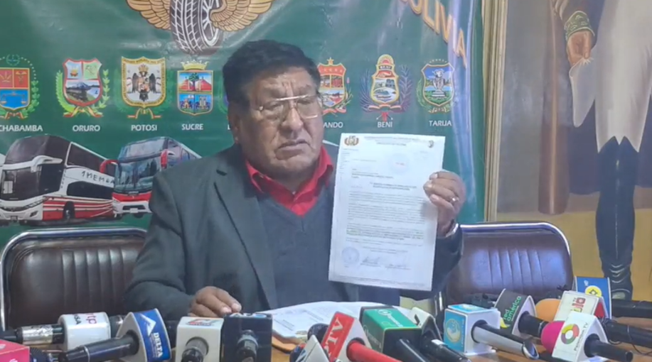 Confederación de Choferes exige a Paz garantizar “el derecho al trabajo y a la libre transitabilidad” Captura de pantalla 2026 06 16 123457