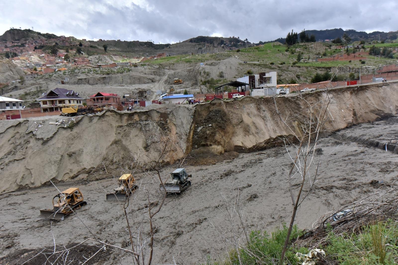 Alerta roja por lluvias y crecida de ríos se extiende hasta abril en La Paz DESBORDES LA PAZ ARCHIVO LA RAZON