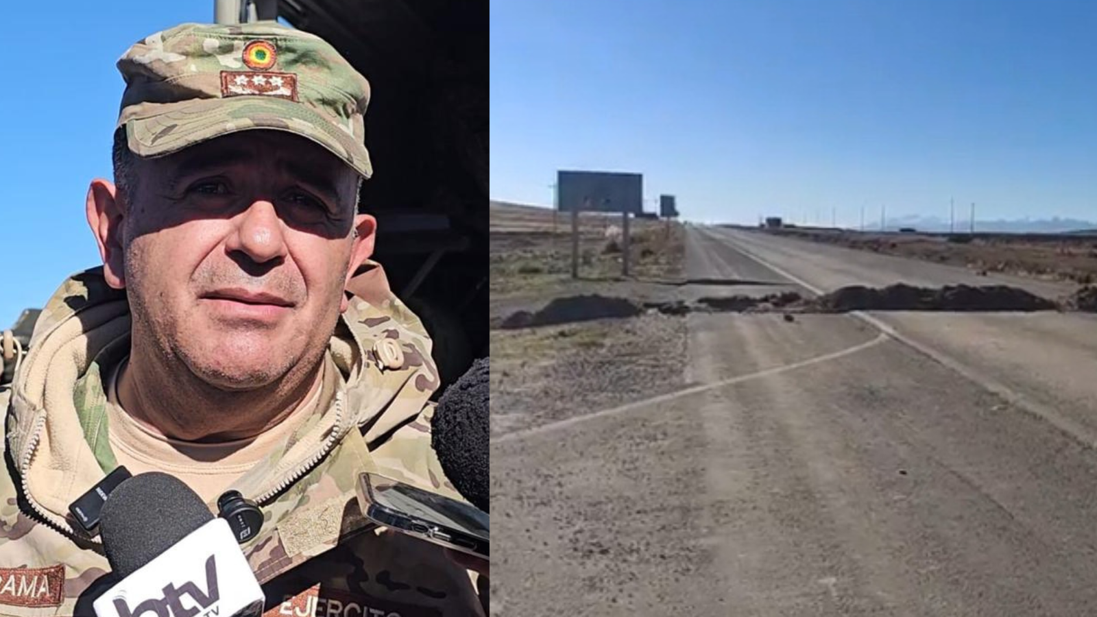 Fuerzas Armadas y Policía habilitan corredor humanitario hasta Calamarca Diseno sin titulo 20260516 172117 0000