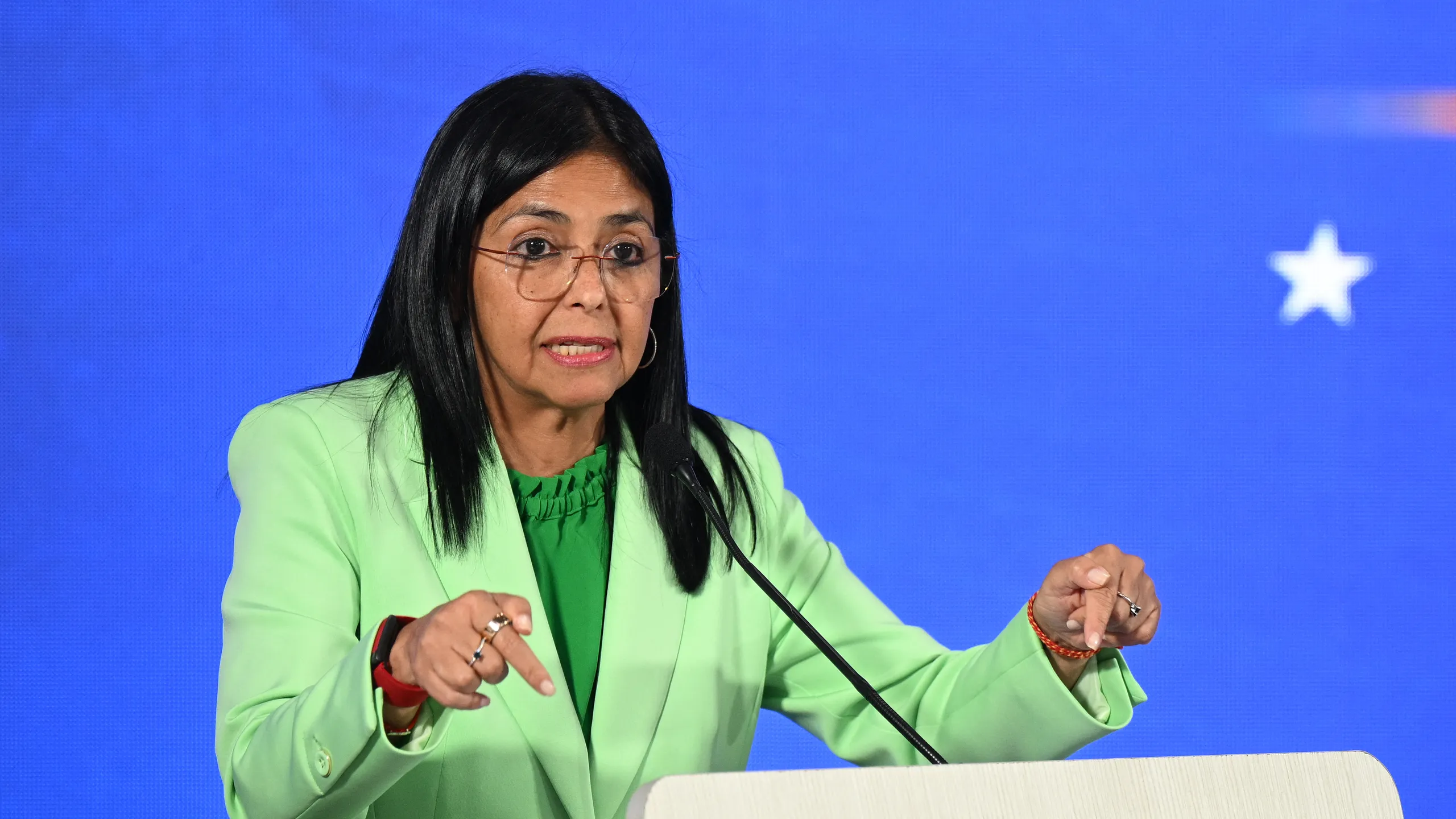 Delcy Rodríguez ratifica legitimidad de Maduro como presidente de Venezuela GettyImages 2233810048