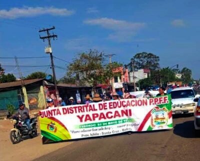 Santa Cruz: Padres de familia anuncian bloqueo indefinido por incumplimiento en el pago del desayuno escolar 2 IMG 20250819 125810