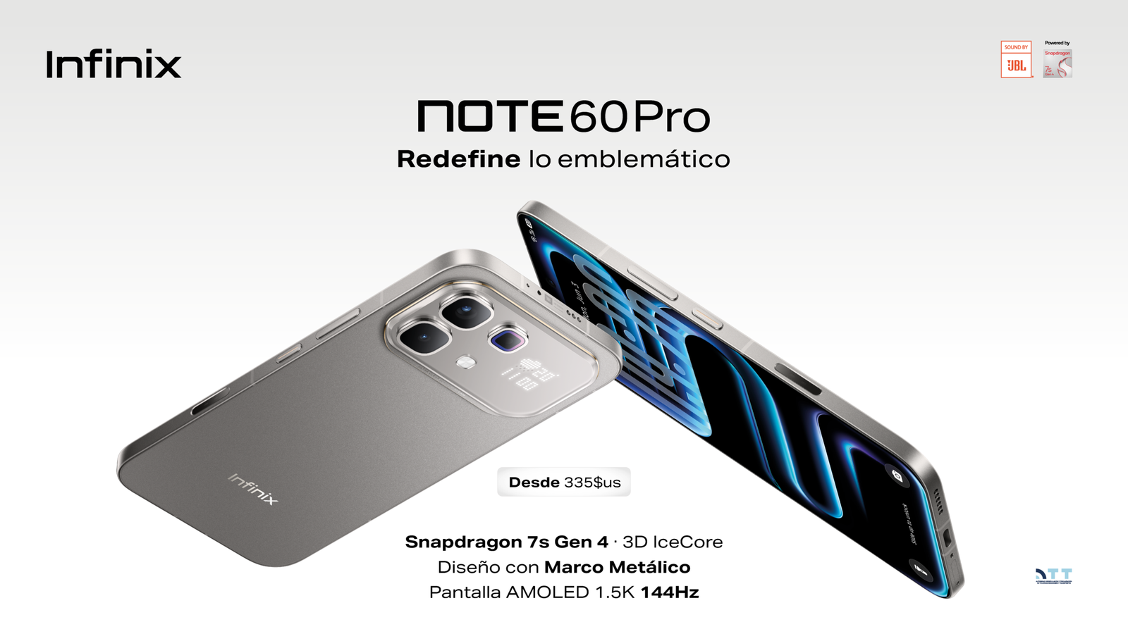 INFINIX presenta el NOTE 60 Pro en Bolivia: Potencia Snapdragon, pantalla trasera dinámica y sistema de enfriamiento avanzado. KV Note60Pro 16.9 1 scaled