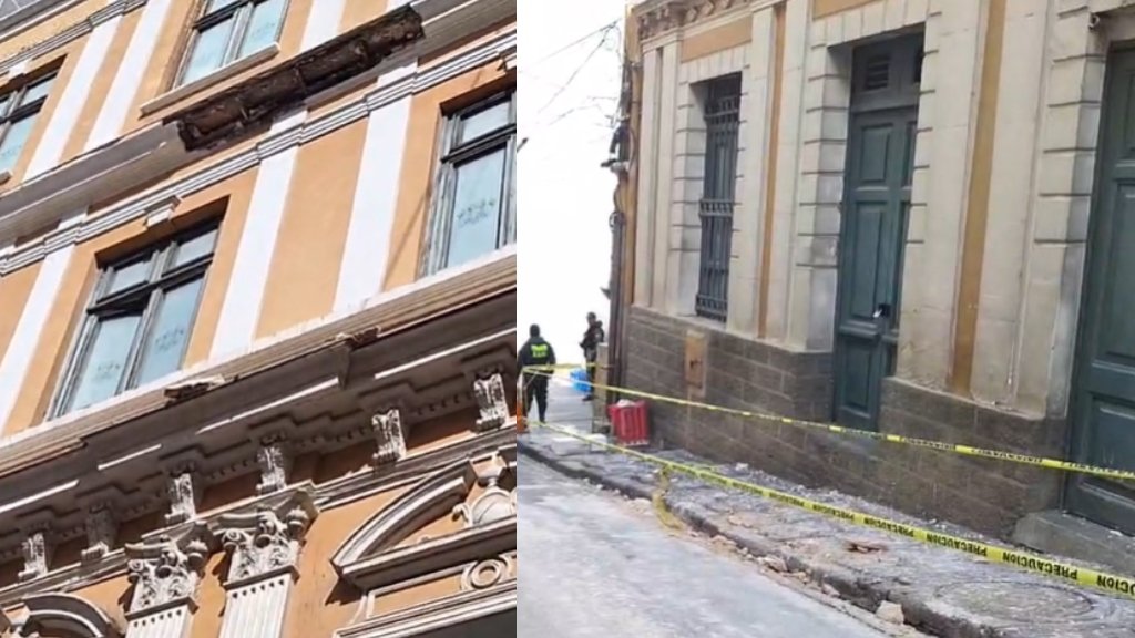 Precintan área del Palacio Quemado tras desprendimiento de parte de una cornisa Protestas en Francia AFP 1 1 5 4