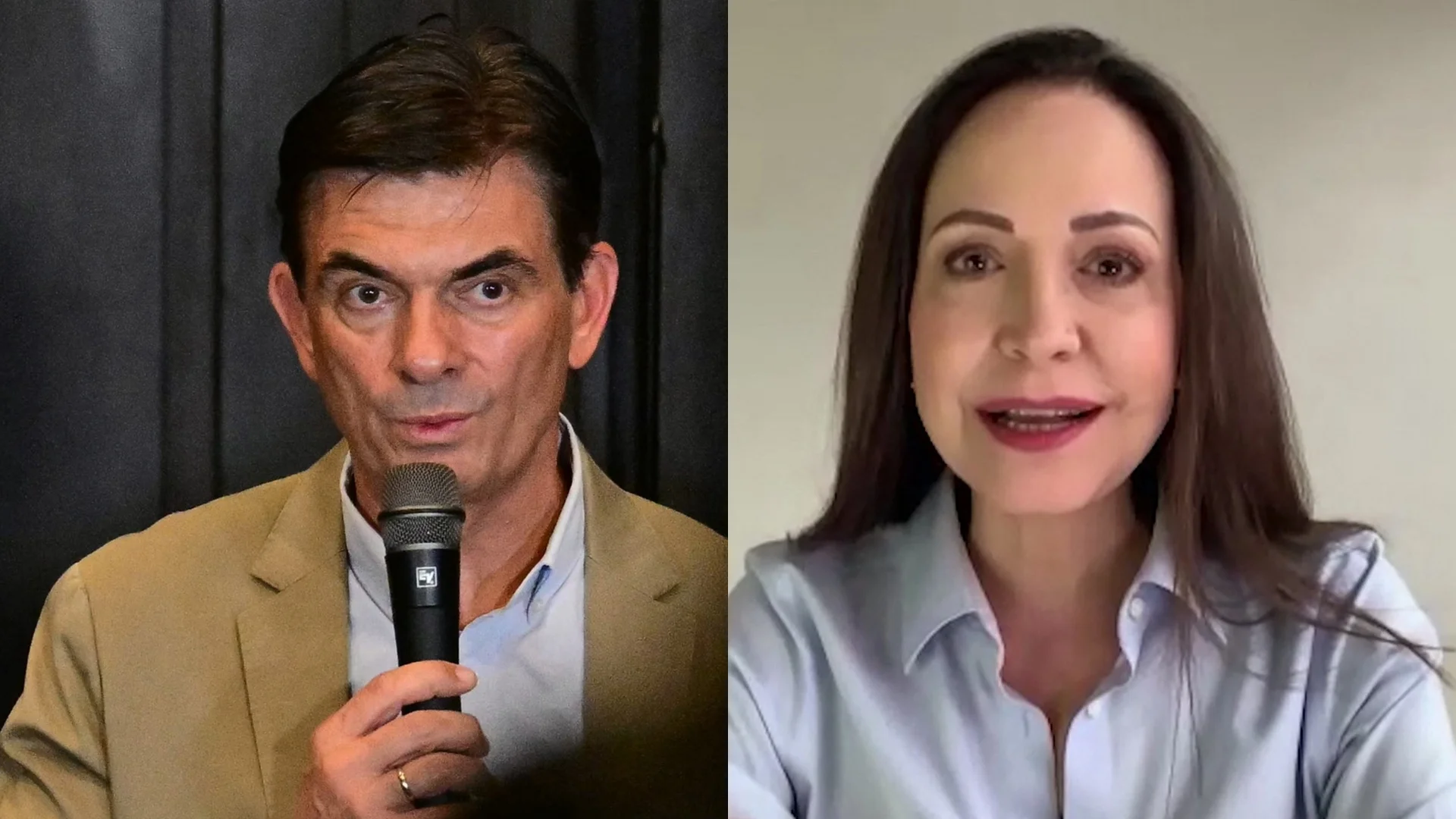 Rodrigo Paz agradece respaldo de María Corina Machado tras 42 días de bloqueos y crisis Rodrigo Paz presidente electo de Bolivia converso con Maria Corina Machado Fotos AFP