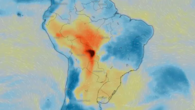 Screenshot 2024 09 12 at 10 40 14 Mapa satelital del desastre Bolivia es el pais mas afectado por la contaminacion de los incendios Infobae