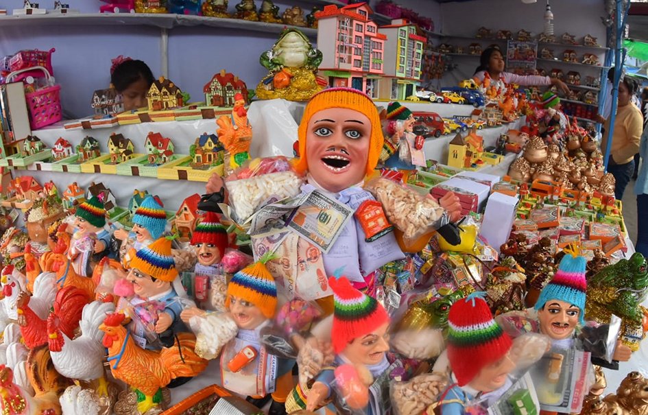 La Paz se viste de fe y abundancia: ¡Se dio por inaugurada la Feria de la Alasita! alasitaa