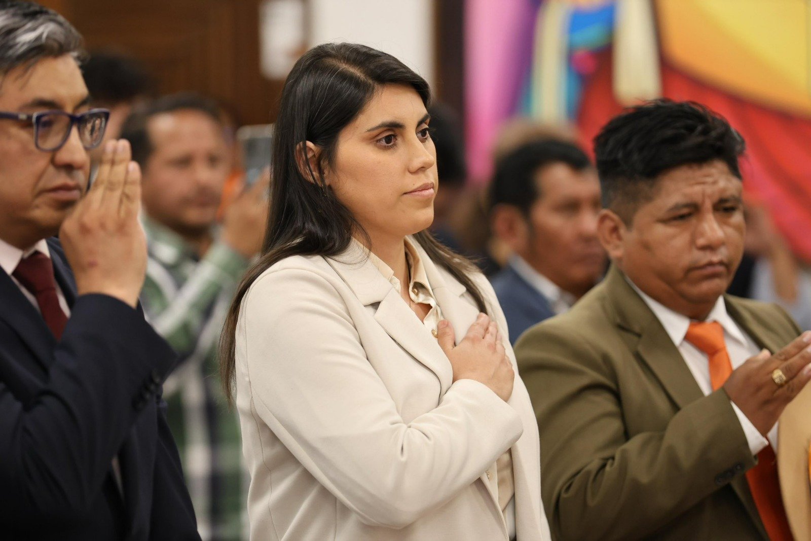 Andrea Barrientos: «Nuestra tarea es consolidar el pacto 50/50 de autonomías para Bolivia” andrea