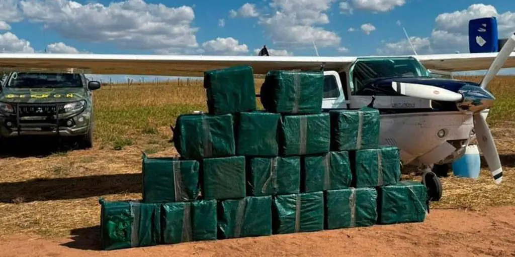 Santa Cruz: Fiscalía investiga origen de avioneta con media tonelada de cocaína interceptada en Brasil avioneta 101 13204022 20250927180704
