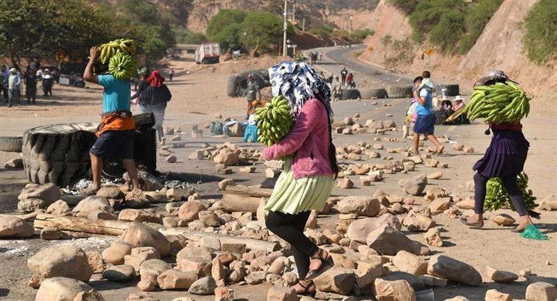 Productores agropecuarios alertan pérdidas millonarias y crisis alimentaria por bloqueos en Cochabamba comercio exterior registra perdidas por mas de 500 millones debido a los bloqueos 1260214 1