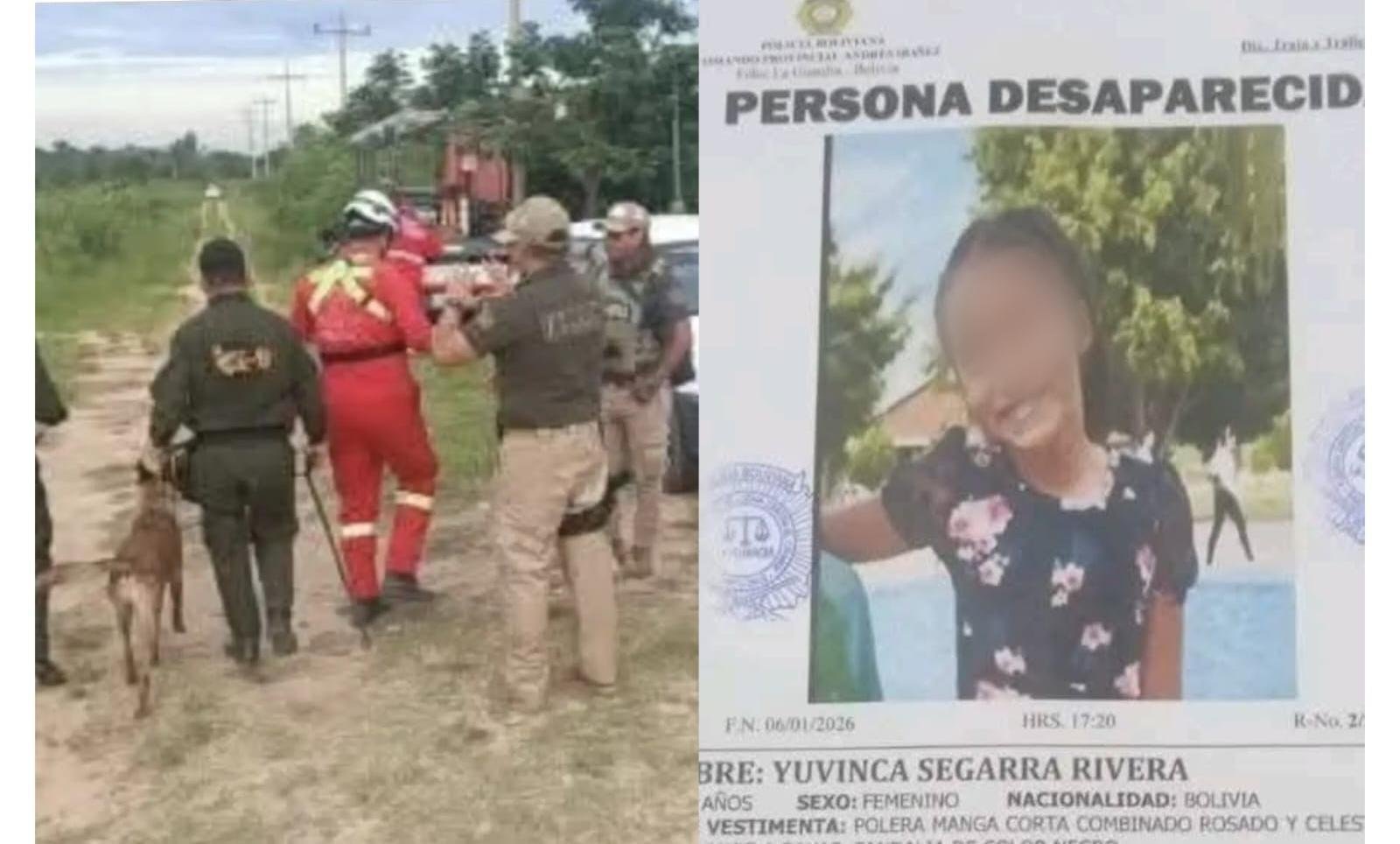 ADN revela al presunto autor del infanticidio de Yuvinca en La Guardia, Santa Cruz desaparecida 7
