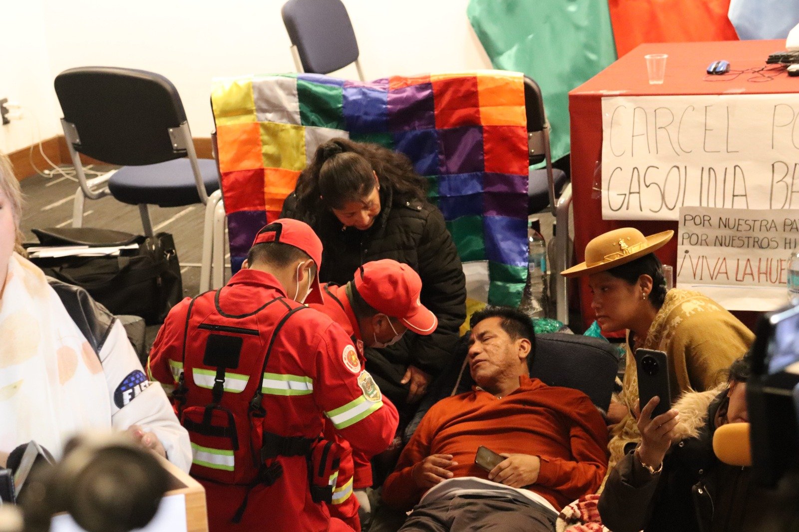 Diputado Rodolfo García es evacuado de emergencia tras ocho días de huelga de hambre en la Asamblea e1d53323 46fe 4a17 a022 8fc990cb42ae