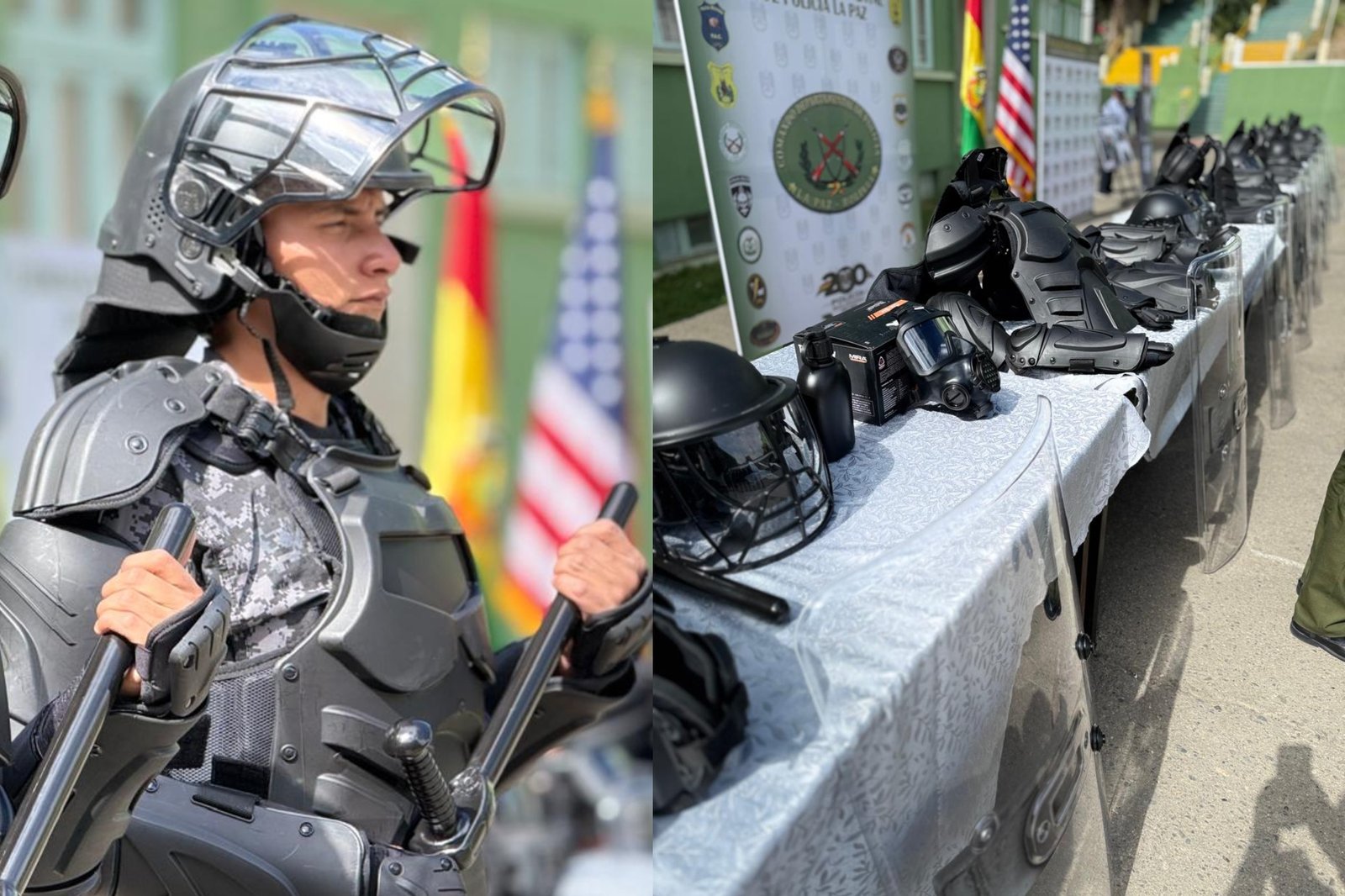 EEUU donó equipos antidisturbios a la Policía para protección y control del orden público gettyimages 2224610350 7 4 1 3 9 1 4 1 6 2 11 4