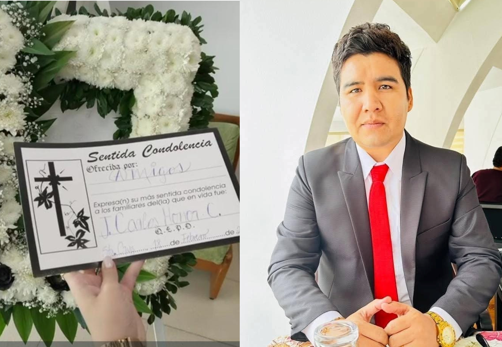 Director jurídico de Santa Cruz recibe una corona fúnebre como «amenaza de muerte» imagen a