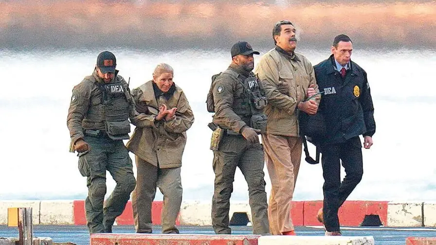 Empieza segunda audiencia en caso judicial contra Nicolás Maduro y Cilia Flores en EEUU imagen nicolas maduro y su mujer cilia flores detenidos por agentes de eeuu a su llegada al pais c9cfc6c7 focus 0 0 896 504.jpg