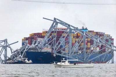Las primeras imágenes a bordo del Dalí, el buque que impactó contra el puente de Baltimore 3 img 660569a599dd5 1