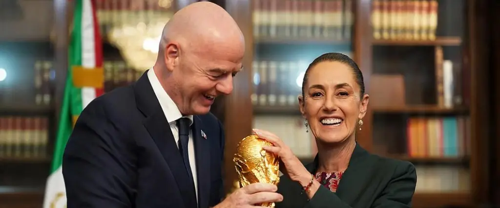 Mundial 2026: Infantino respalda a México pese a hechos de violencia en ese país infantino mexico 101 14584761 20260224224306