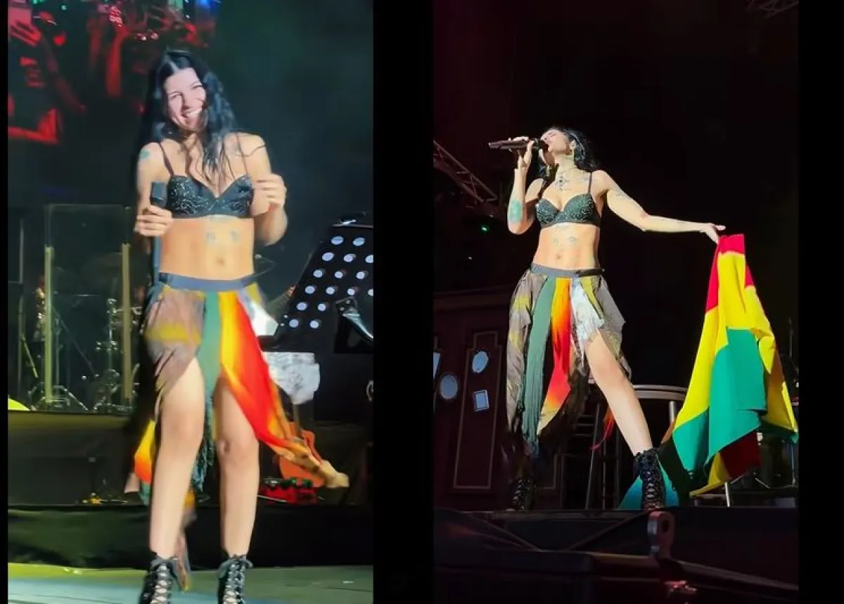 Cazzu emociona a Bolivia al cantar “Munasquechay” de Los Kjarkas en quechua lg 30