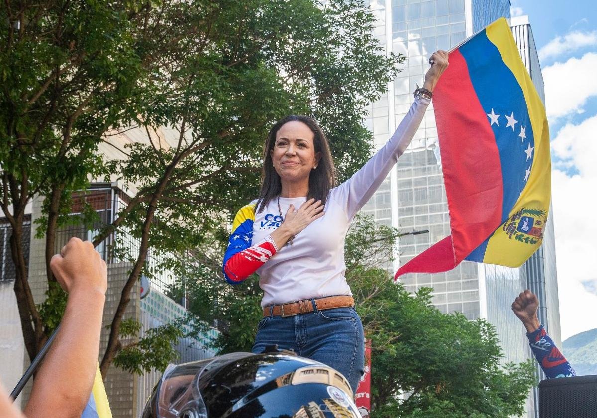 Quiroga, Paz y lideres de oposición celebran el Nobel de la Paz a María Corina Machado mcm kIpF U701731044401kAF
