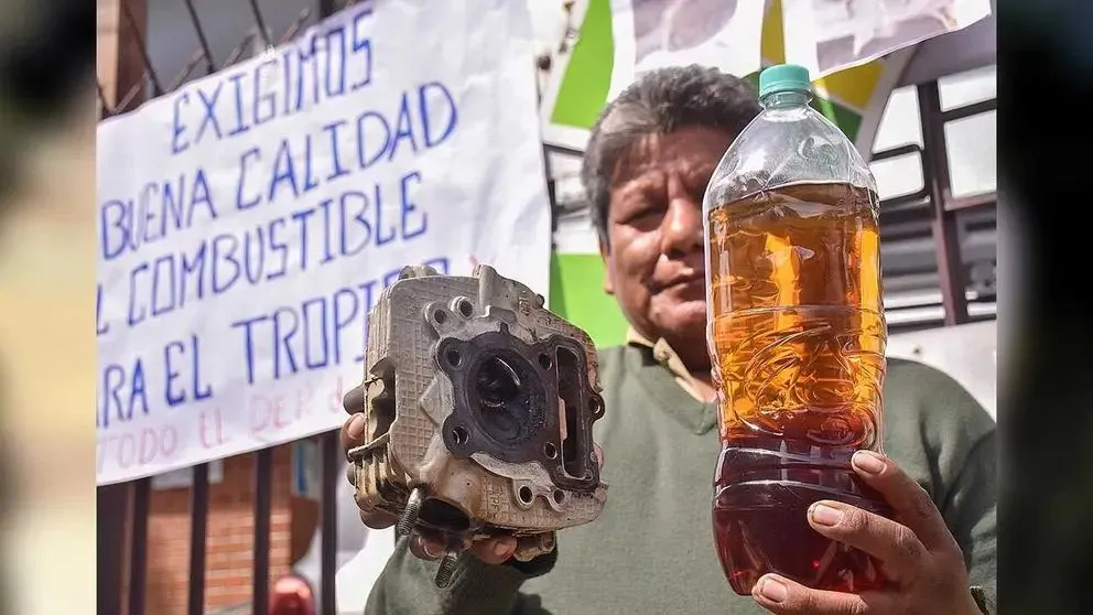 YPFB asegura que el color de la gasolina no define su calidad md 34