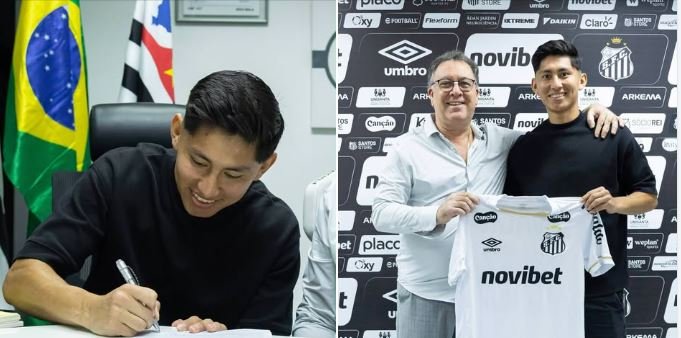 Miguelito Terceros renueva con Santos de Brasil hasta 2029: “Es un orgullo vestir esta camiseta” miguelito