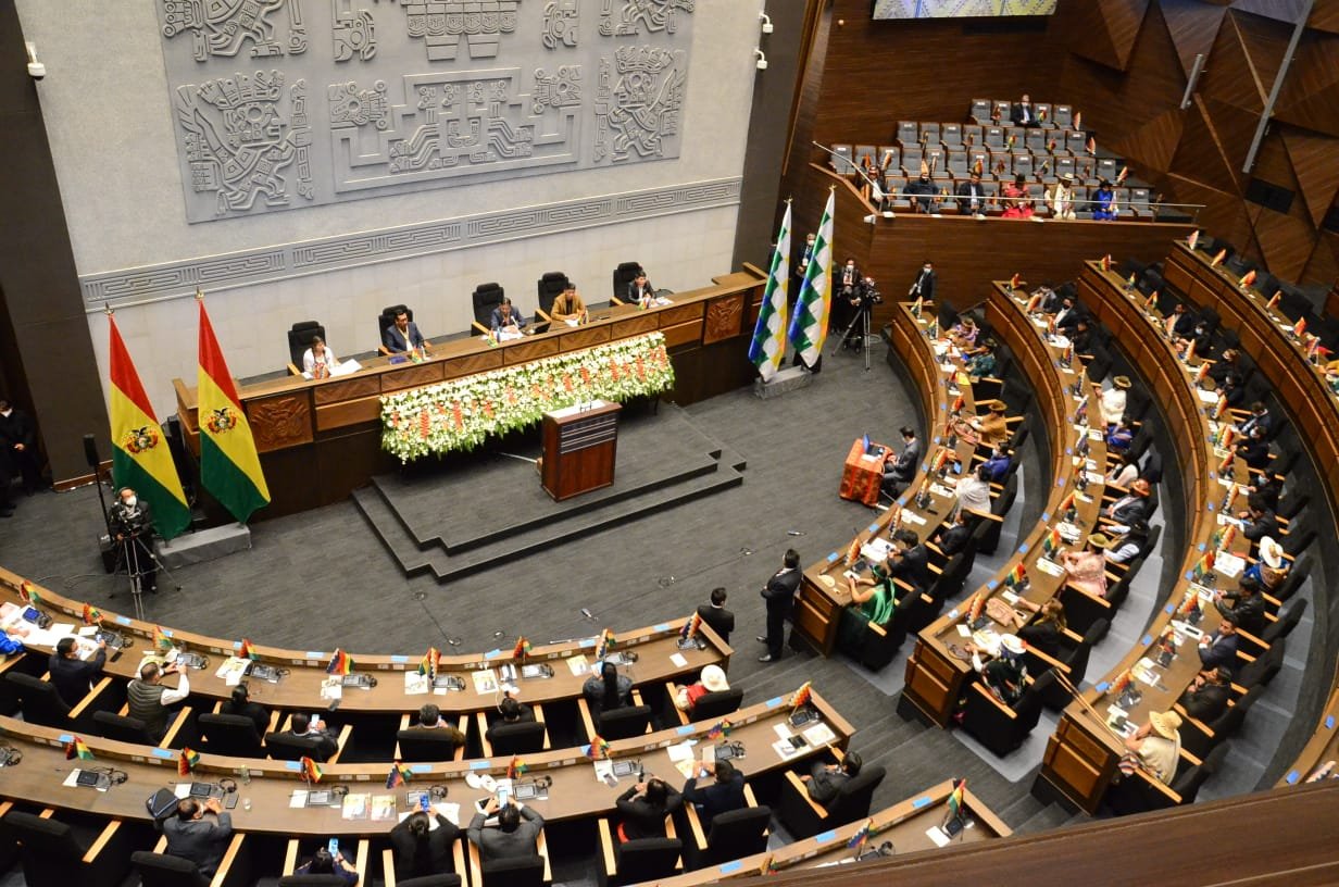 La Asamblea Legislativa aprueba el Estado de excepción y la medida entra en vigencia pnud bo glegislativa 1