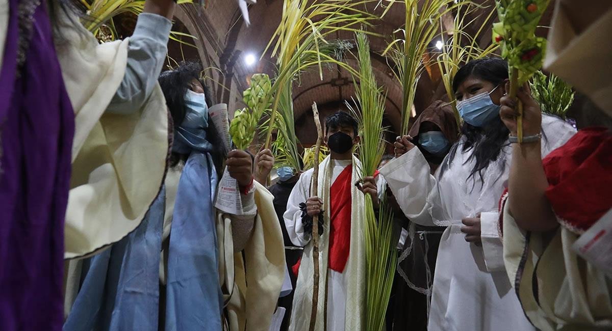 Domingo de Ramos: fieles llenan templos en Bolivia y dan inicio a la Semana Santa semana santa 2022 actividades programadas bolivia 1016618