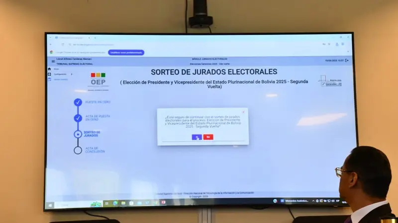 TSE sorteó más de 211.000 jurados electorales para el balotaje sorteo